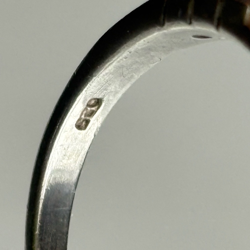 Sterling Silver Crystal Ring 925 - Picture 11 of 16